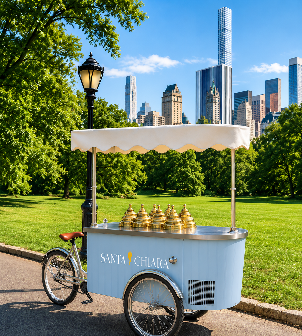 Santa Chiara gelato cart