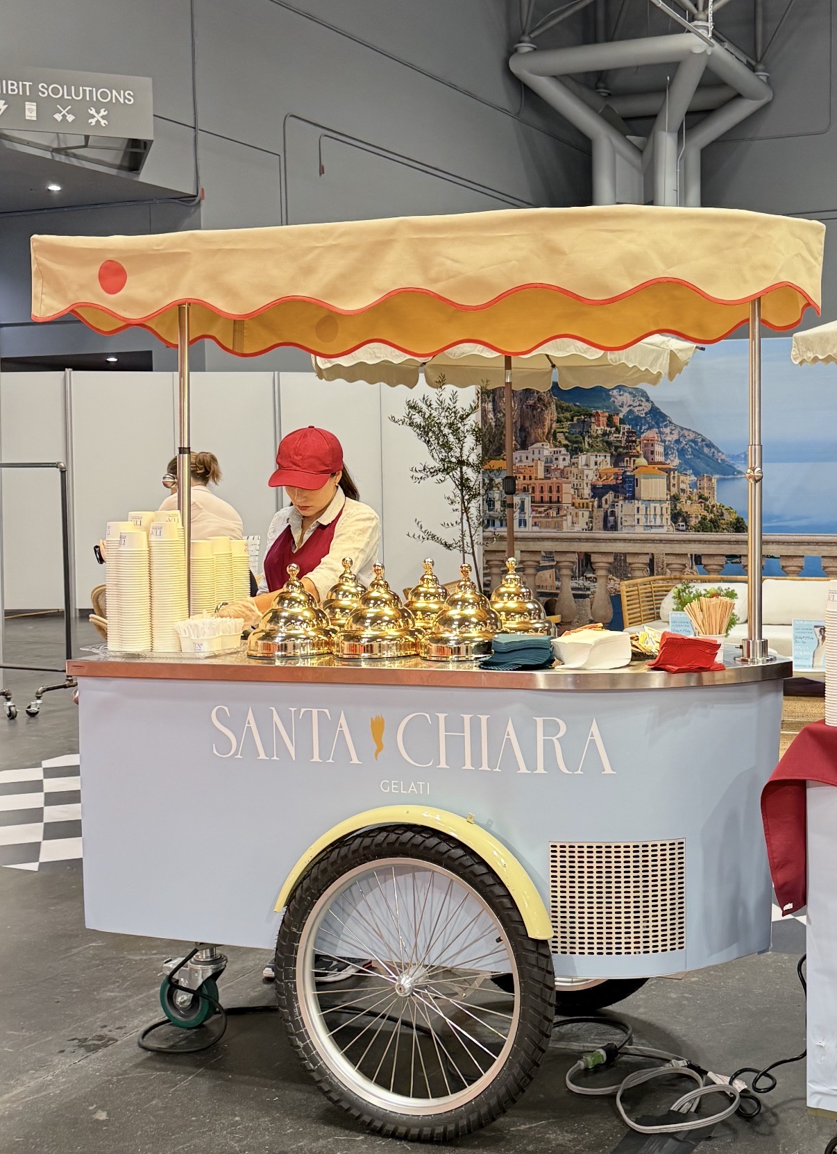 Santa Chiara gelato cart 7